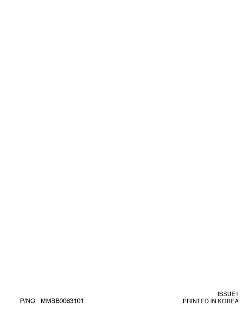 Page n°1 - Manuel utilisateur LG W7000