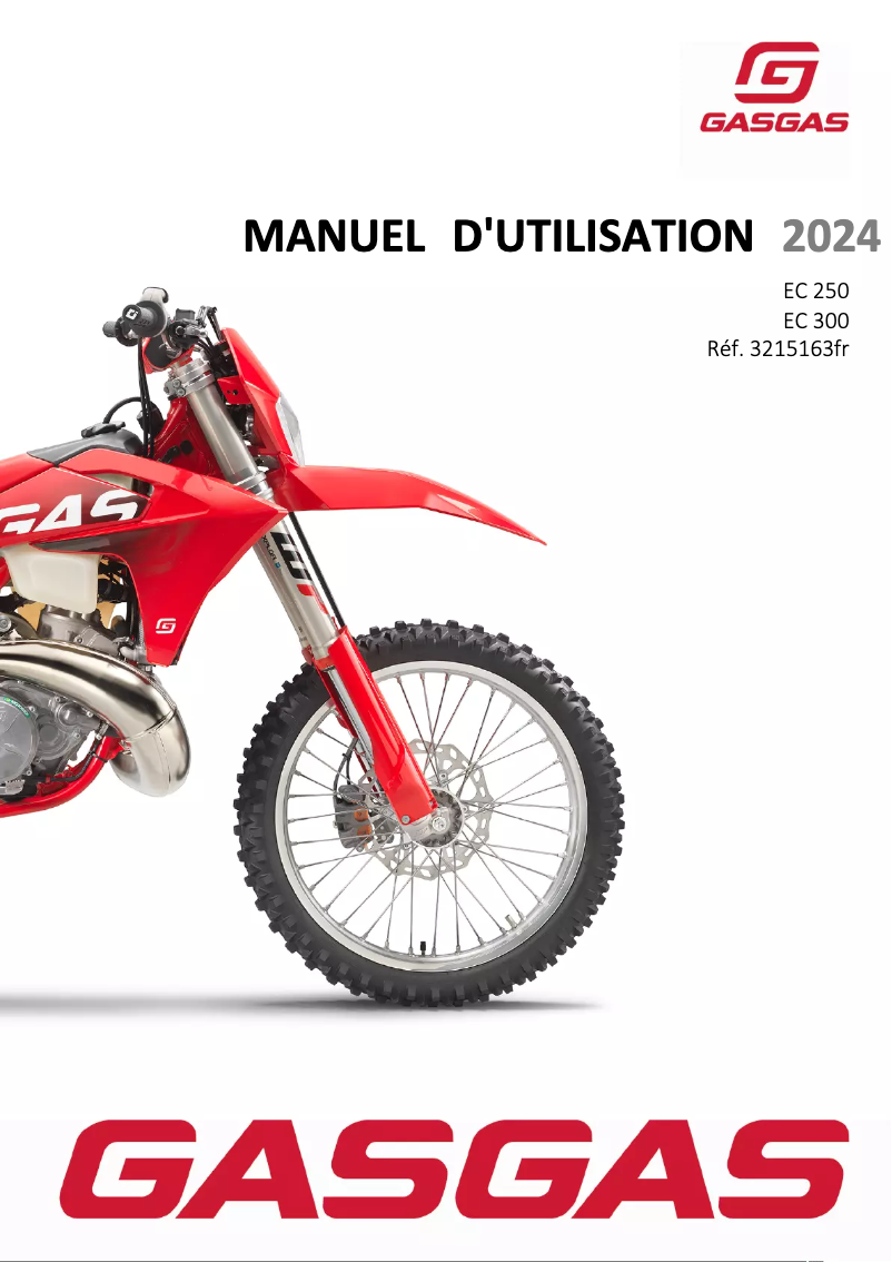 Página 1 del manual Manual de usuario GasGas EC 250 (2024)
