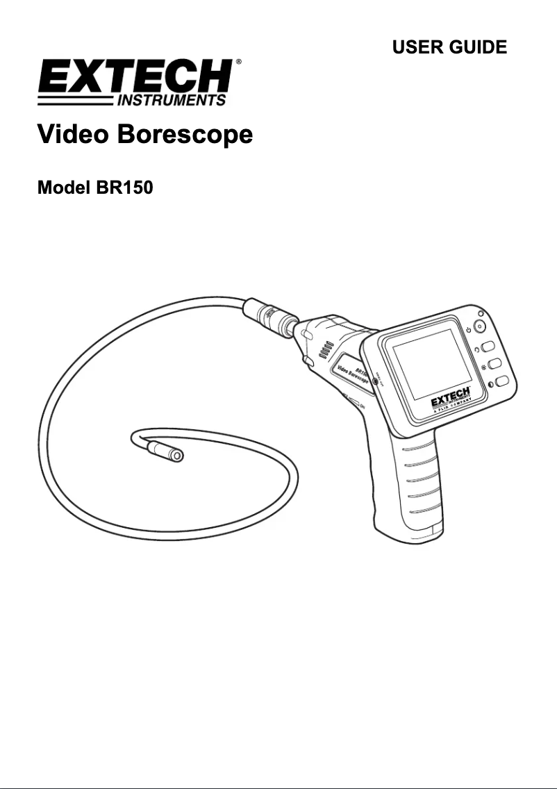 Image de la première page du manuel de l'appareil BR150
