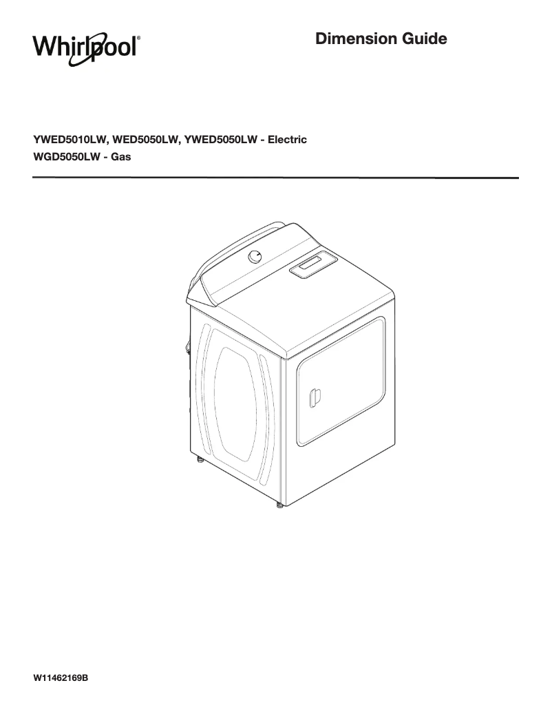 Image de la première page du manuel de l'appareil WHLAUWTW5010LW