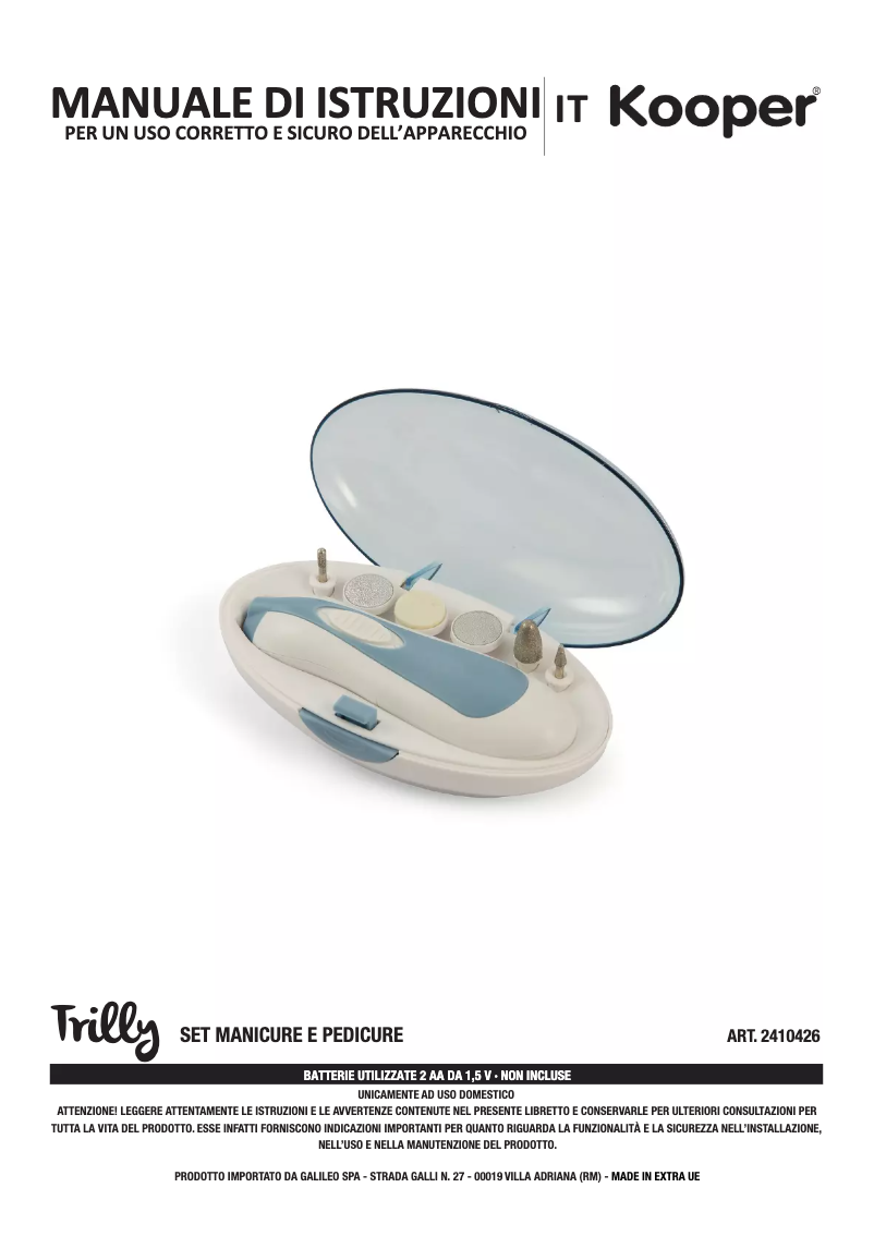 Página 1 del manual Manual de usuario Kooper 2410426