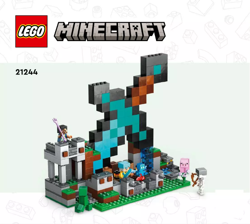 Page n°1 - Manuel utilisateur Lego Minecraft 21244