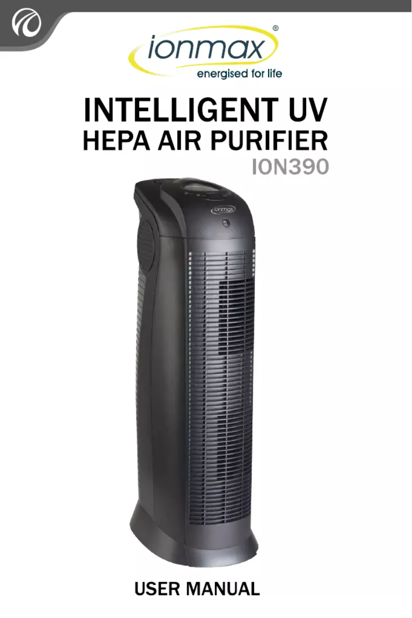 Page n°1 - Manuel utilisateur Ionmax ION390