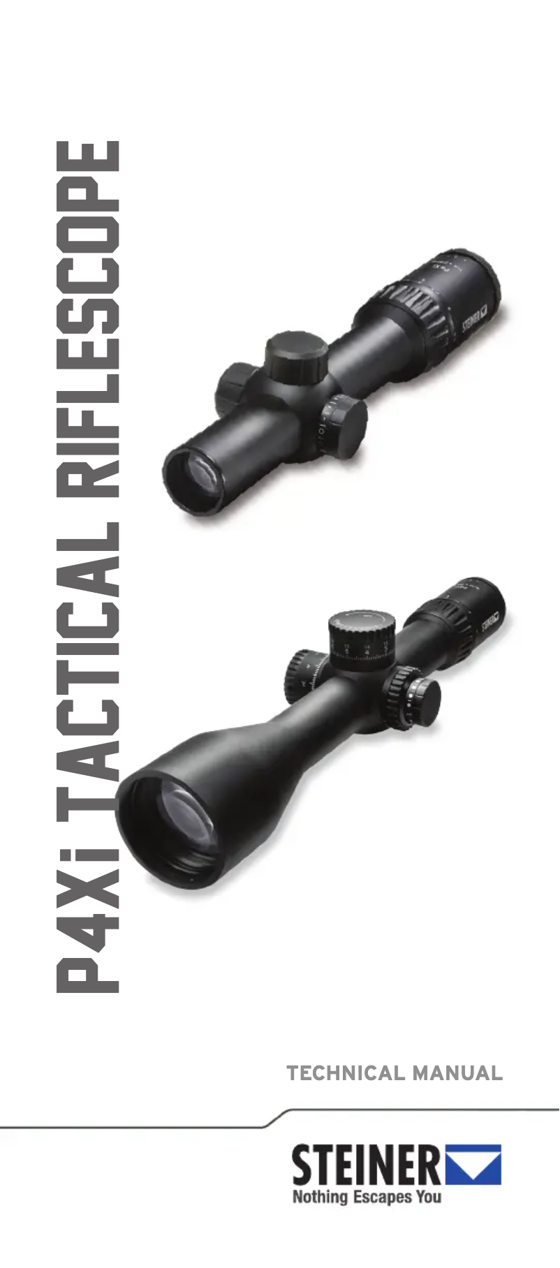 Image de la première page du manuel de l'appareil P4Xi 1-4x24