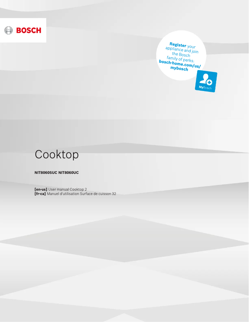 Image de la première page du manuel de l'appareil NIT8060SUC