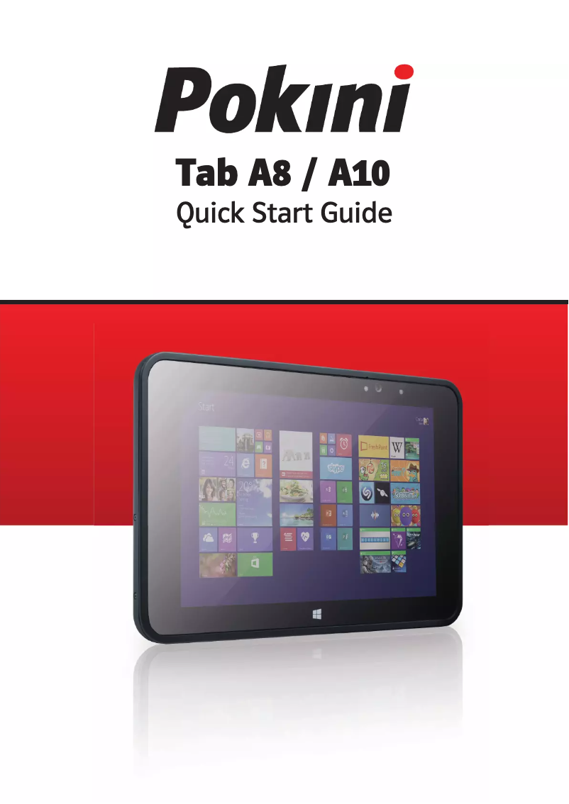 Page n°1 - Manuel utilisateur Exone Pokini Tab A8