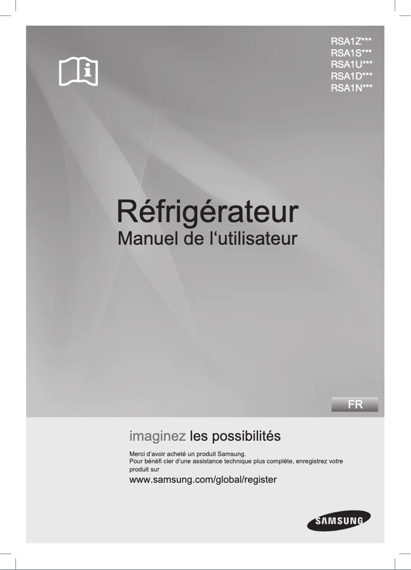 Page n°1 - Manuel utilisateur Samsung RSA1UTPE