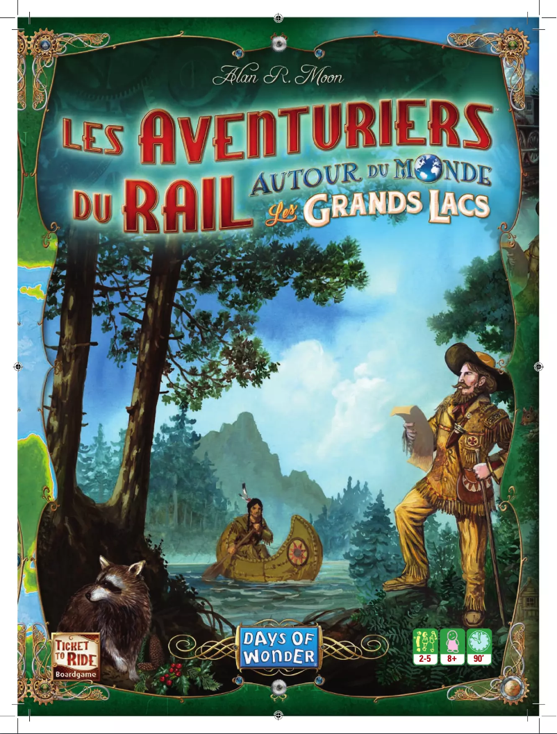 Image de la première page du manuel de l'appareil Ticket to Ride - Rails and Sails