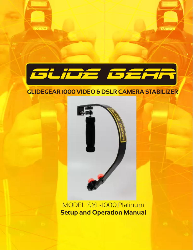 Page n°1 - Manuel utilisateur Glide Gear SYL-1000