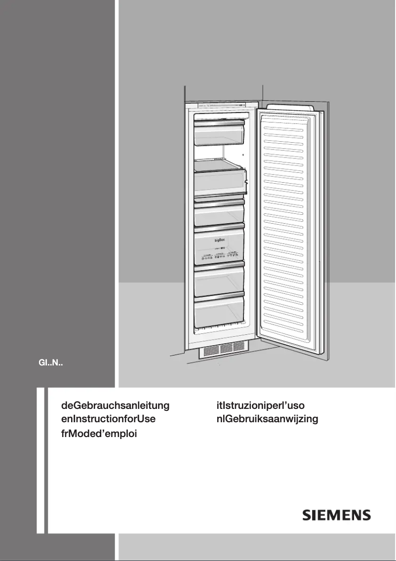 Página 1 del manual Manual de usuario Siemens GI25NP60