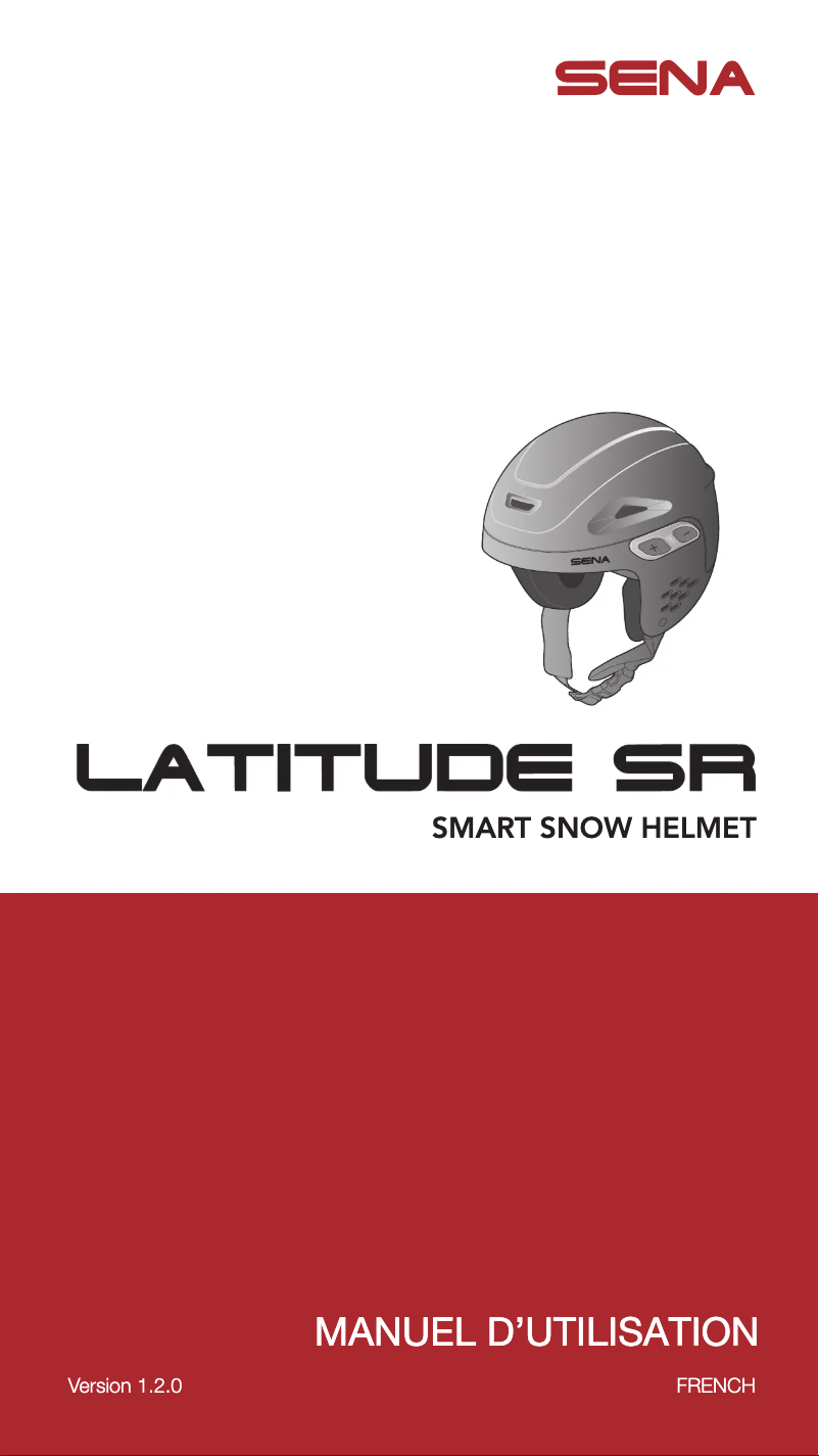 Image de la première page du manuel de l'appareil Latitude SR