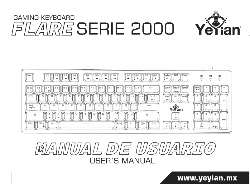 Page 1 de la notice Manuel utilisateur Yeyian YAT1802