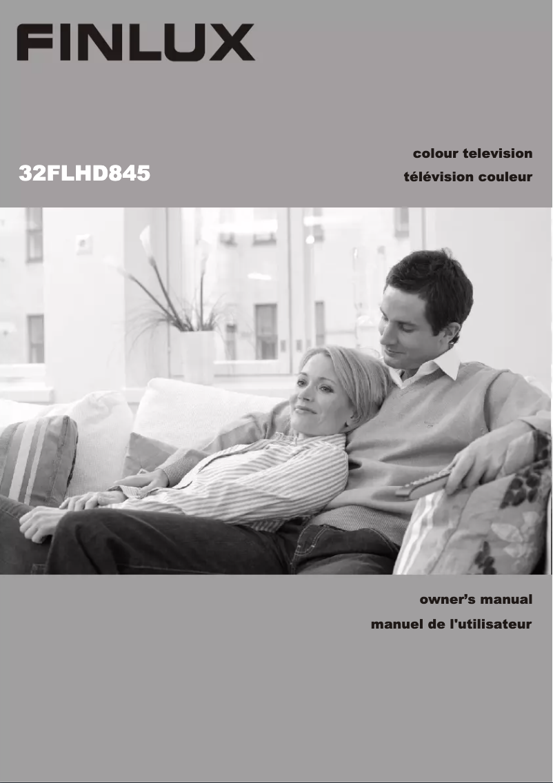 Image de la première page du manuel de l'appareil 32FLHD845