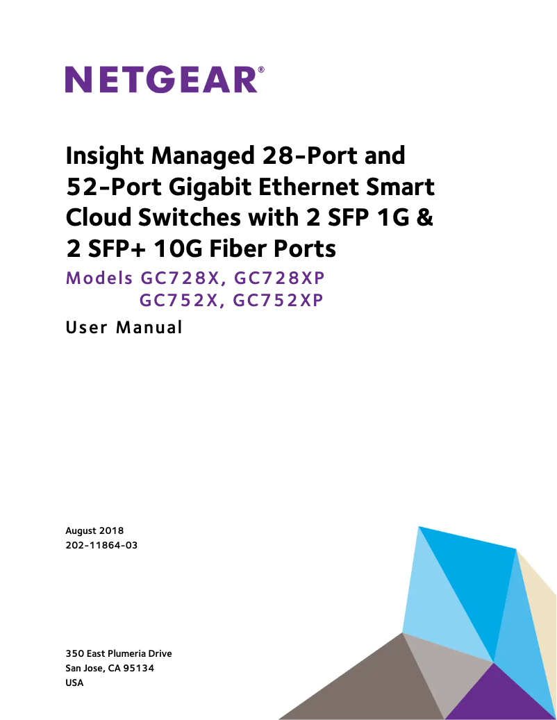 Page n°1 - Manuel utilisateur Netgear GC752X