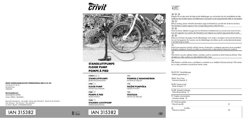 Image de la première page du manuel de l'appareil IAN 315382