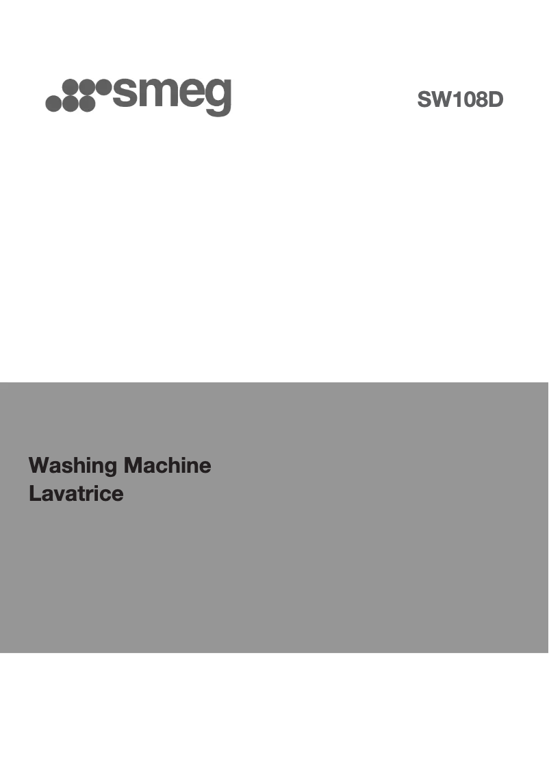 Page n°1 - Manuel utilisateur Smeg SW108D