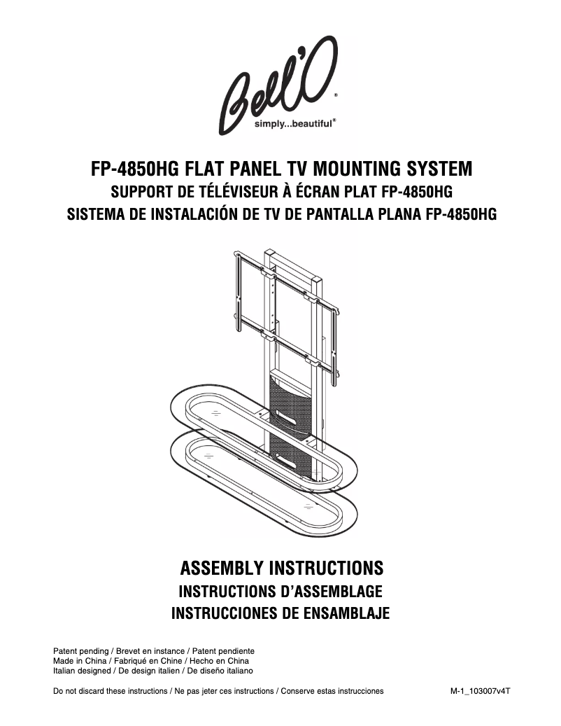 Image de la première page du manuel de l'appareil FP-4850HG