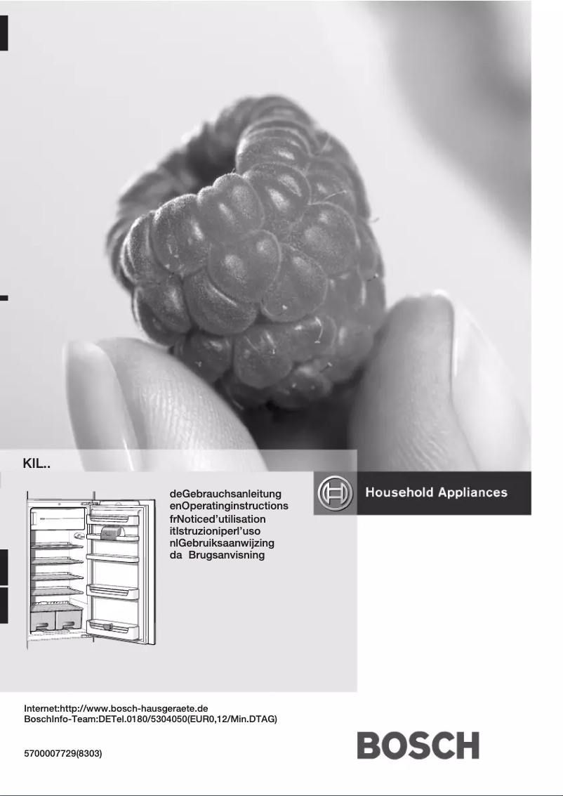 Page 1 de la notice Manuel utilisateur Bosch KIL16440