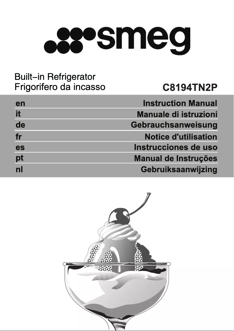 Image de la première page du manuel de l'appareil C8194TN2P