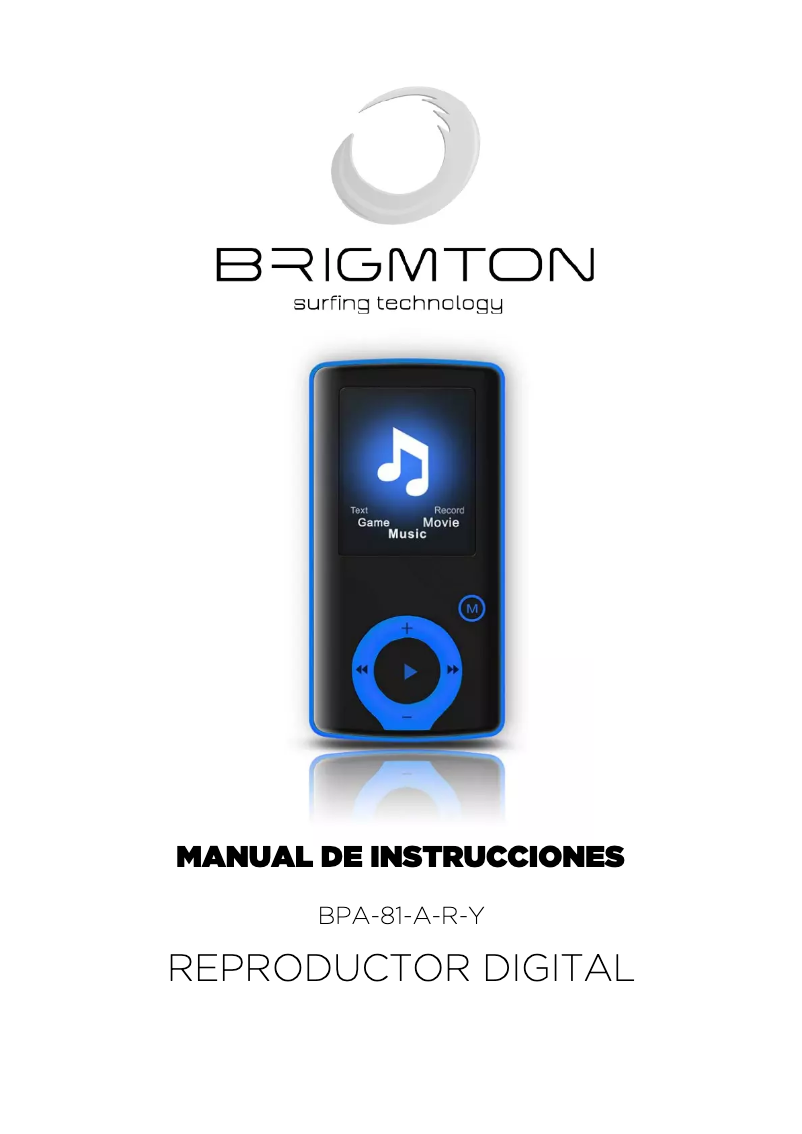 Página 1 del manual Manual de usuario Brigmton BPA-81