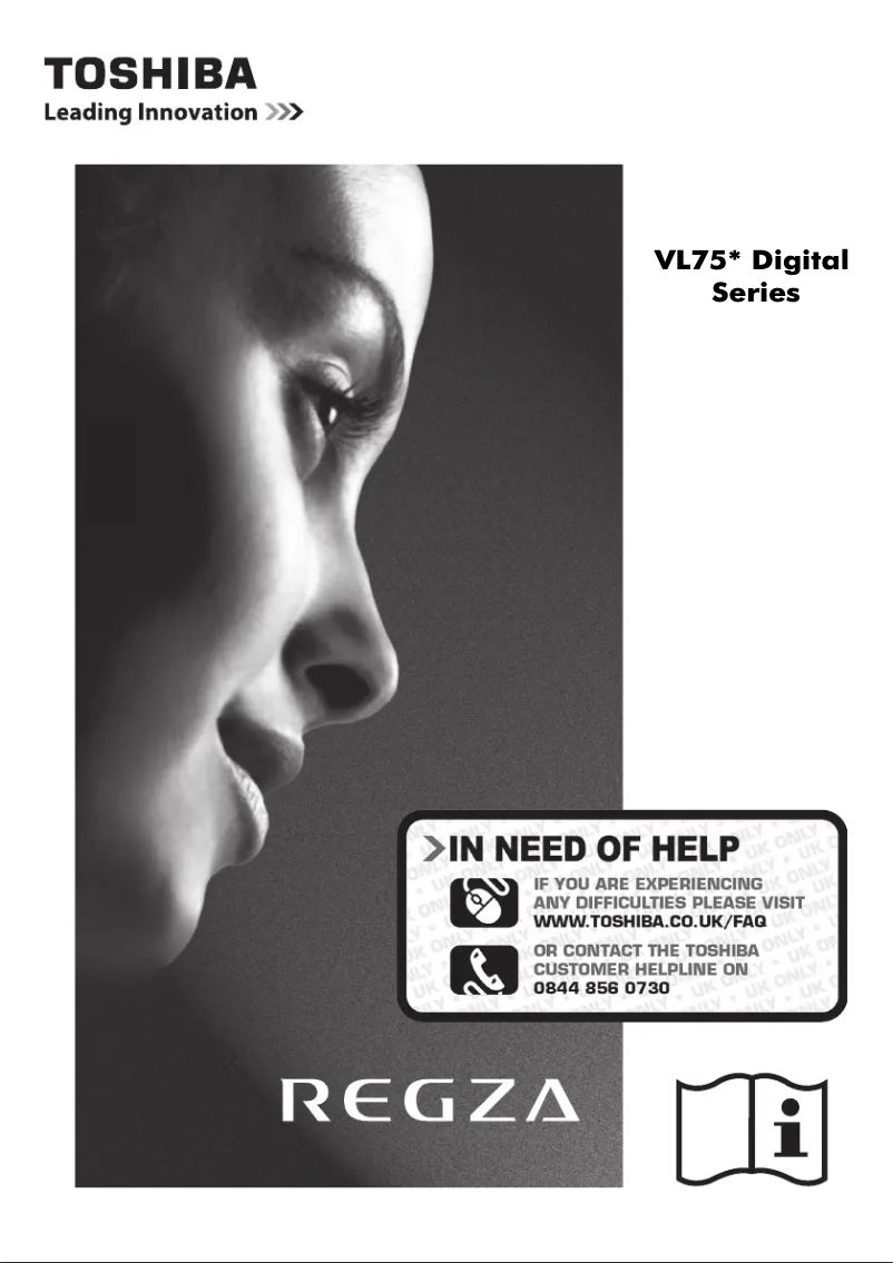 Page 1 de la notice Manuel utilisateur Toshiba 46VL758B