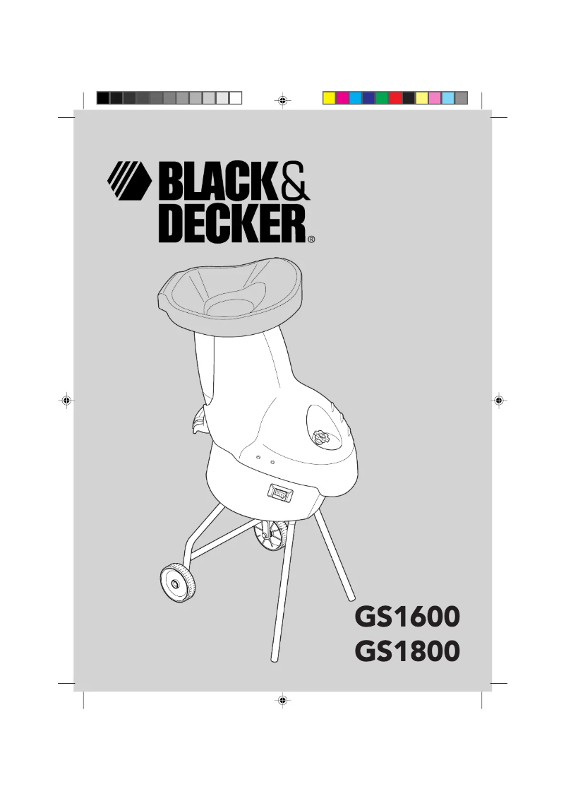 Page 1 de la notice Manuel utilisateur Black & Decker GS1800