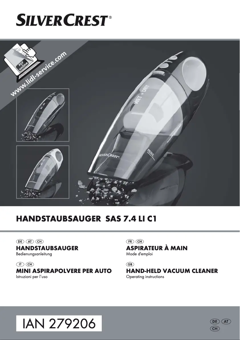 Página 1 del manual Manual de usuario SilverCrest SAS 7.4 LI C1