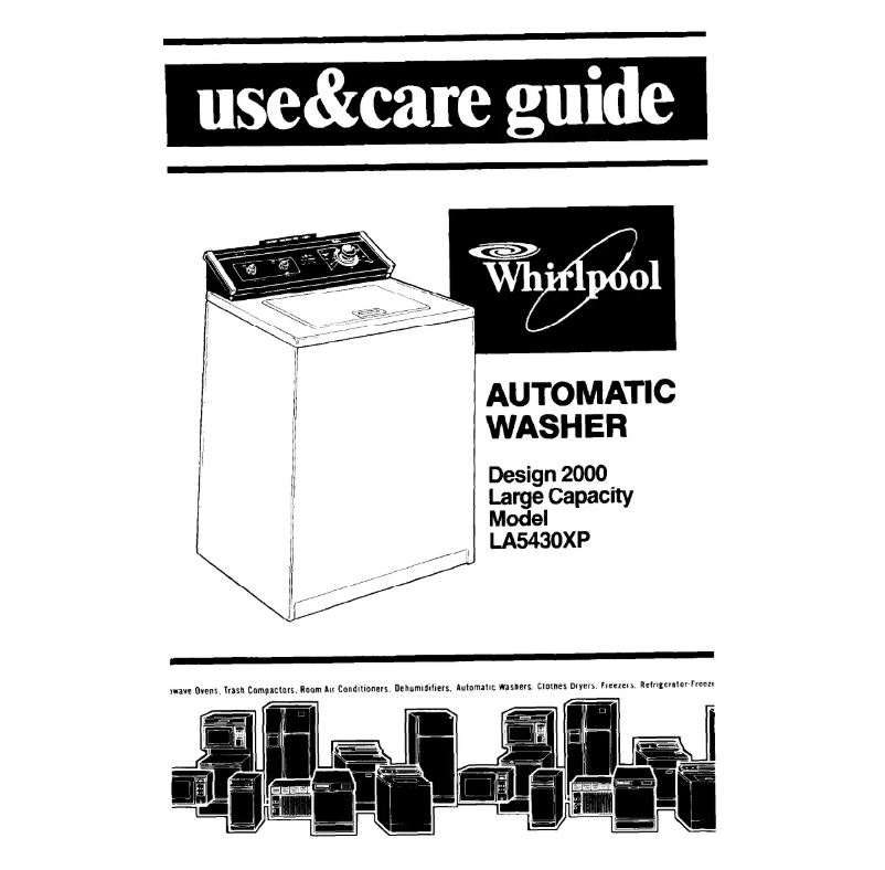 Página 1 del manual Manual de usuario Whirlpool LA5430XP