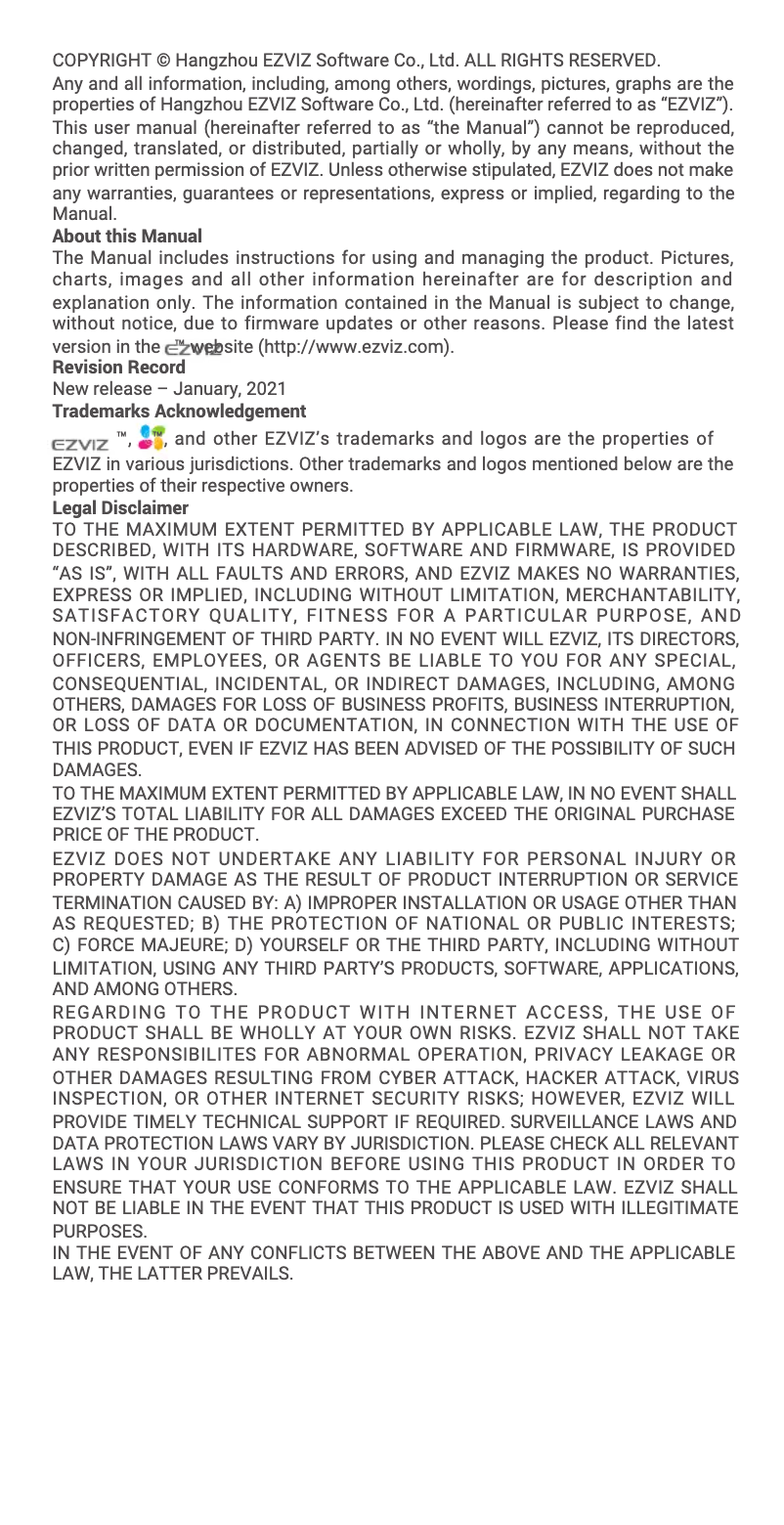 Image de la première page du manuel de l'appareil eLife 2K+