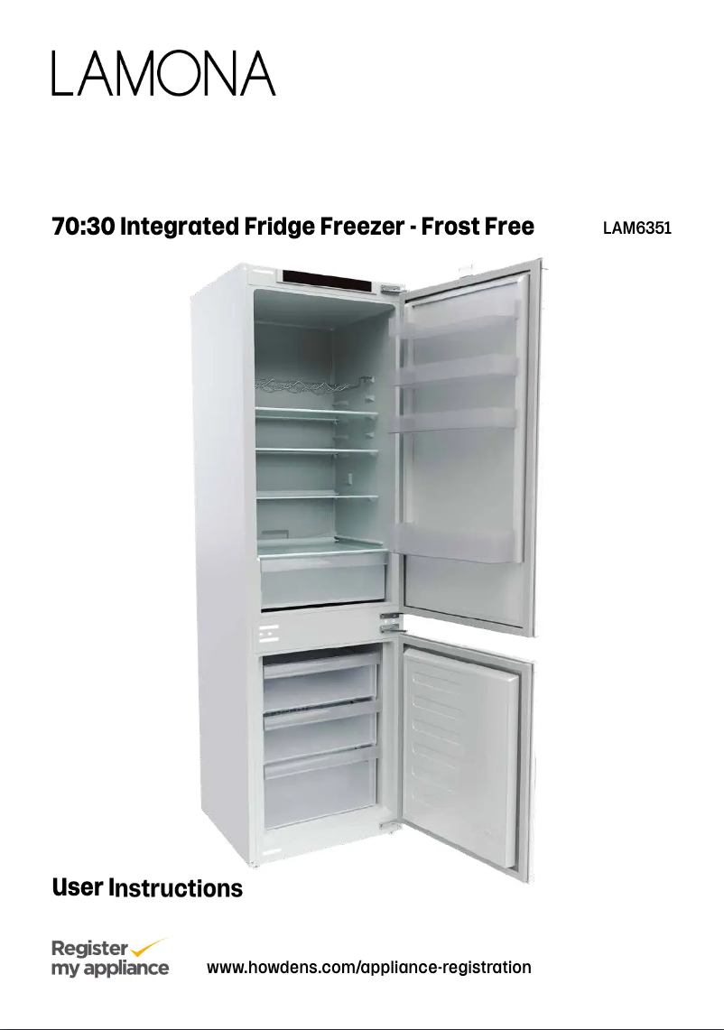 Page 1 de la notice Manuel utilisateur Lamona LAM6351