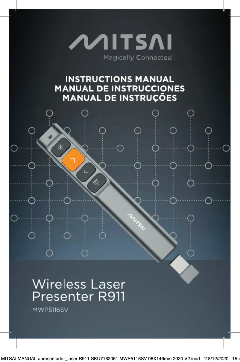 Page n°1 - Manuel utilisateur Mitsai R911