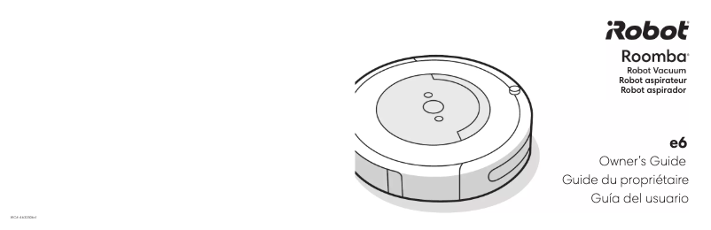 Image de la première page du manuel de l'appareil Roomba e6