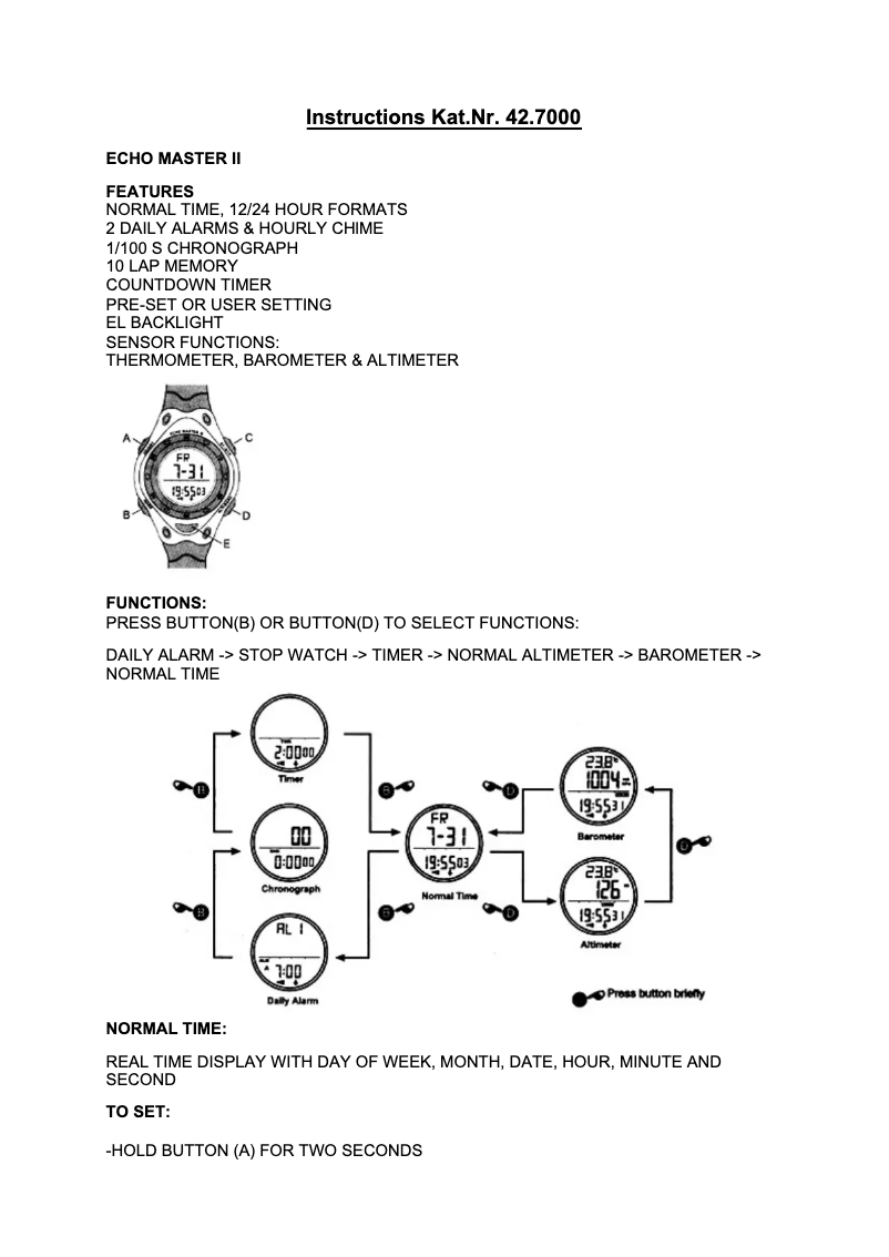 Page 1 de la notice Manuel utilisateur TFA HiTrax Trail