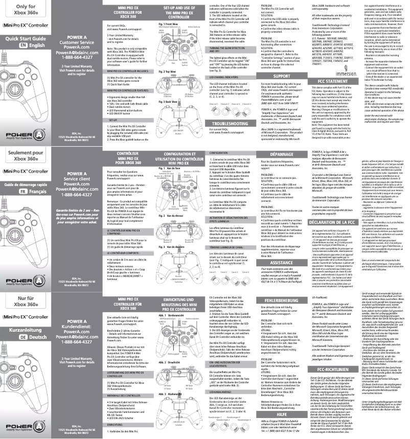 Imagen de la primera página del manual del dispositivo Mini Pro EX