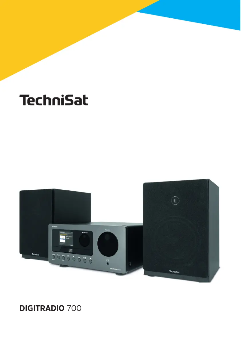 Page n°1 - Manuel utilisateur TechniSat DigitRadio 700