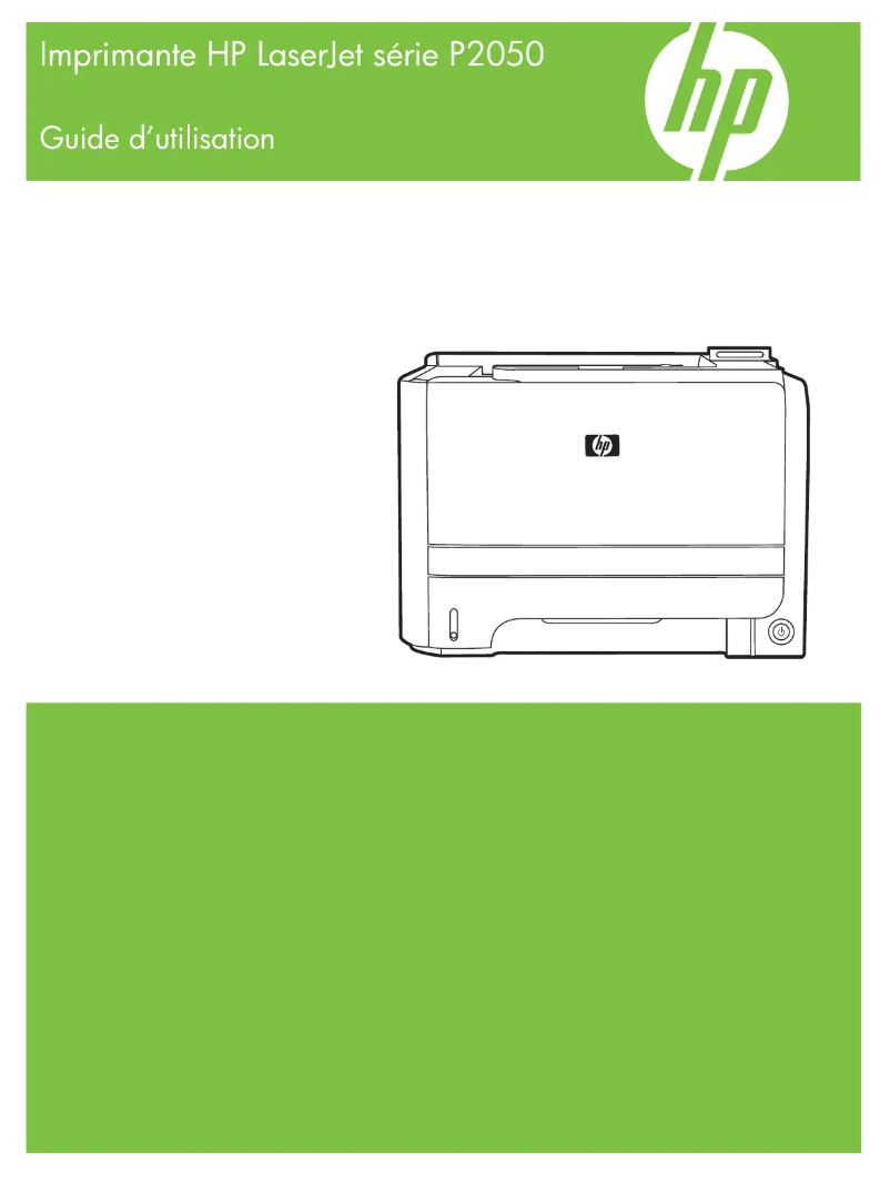 Page n°1 - Manuel utilisateur HP LaserJet P2055