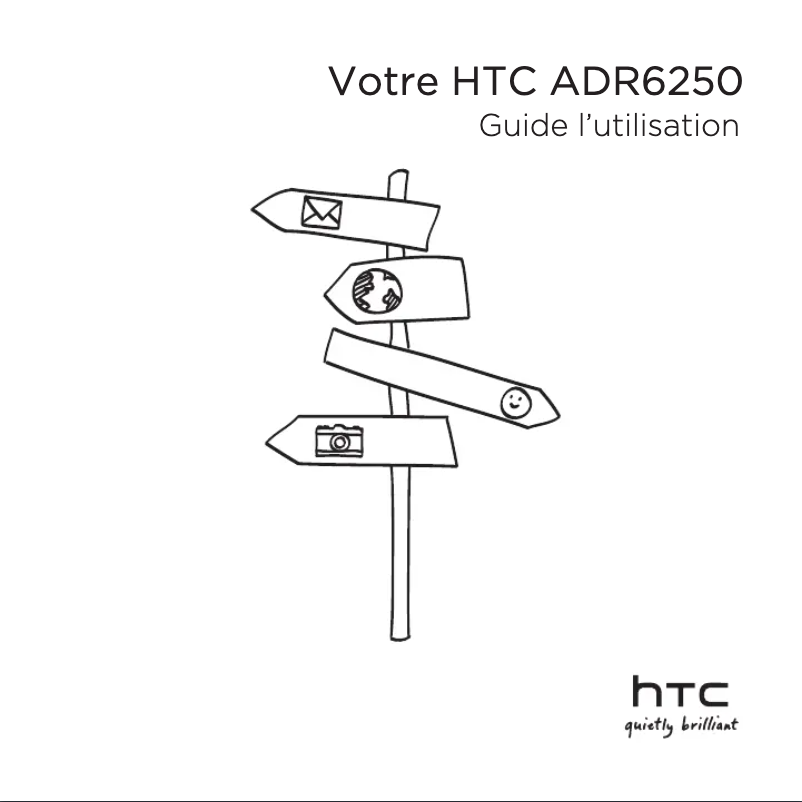 Page 1 de la notice Manuel utilisateur HTC ADR6250