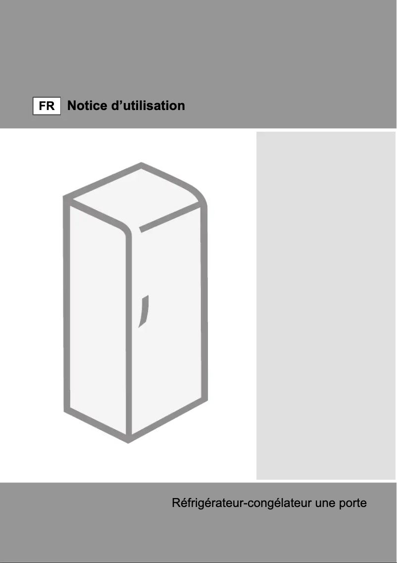 Page n°1 - Manuel utilisateur Gorenje RB4121CX