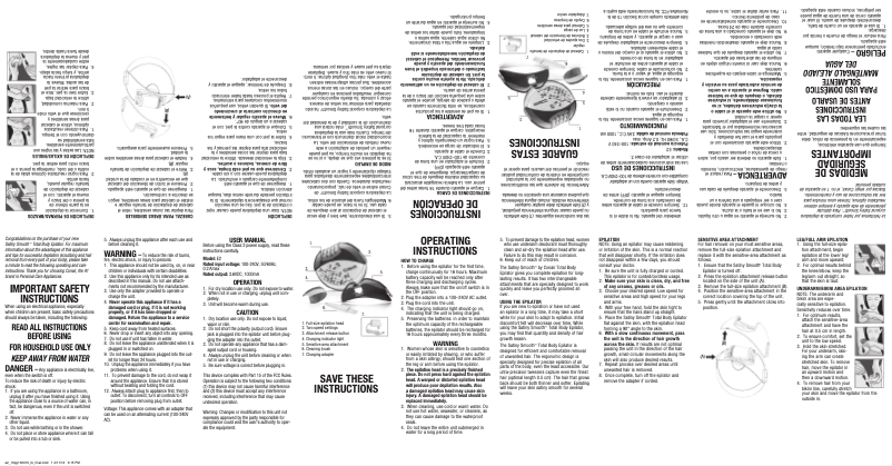 Page 1 de la notice Manuel utilisateur Conair E2