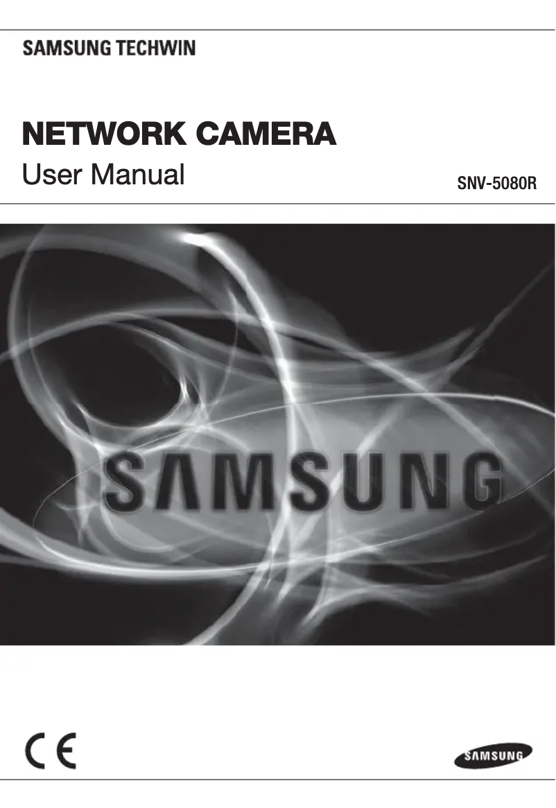 Page 1 de la notice Manuel utilisateur Samsung SNV-5080R