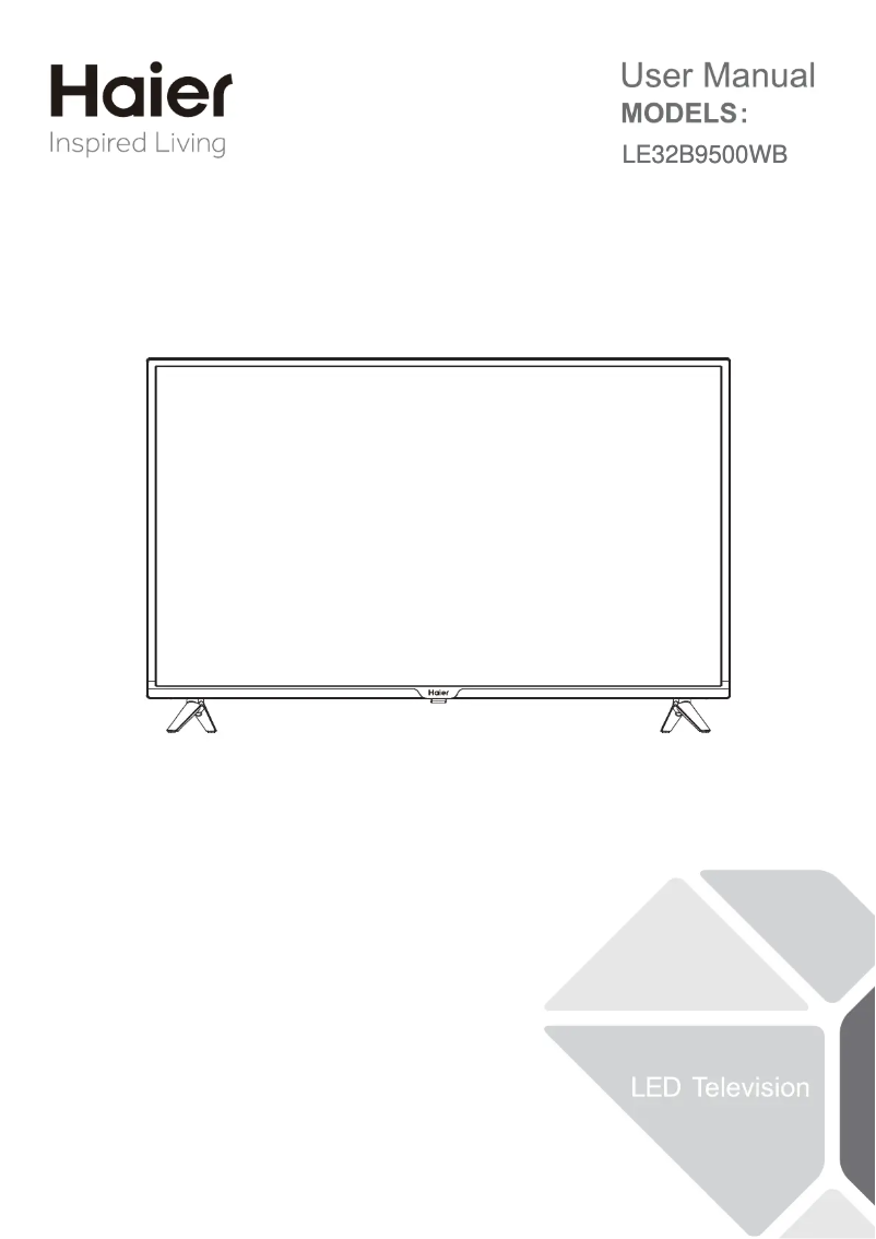 Page 1 de la notice Manuel utilisateur Haier LE32B9500WB
