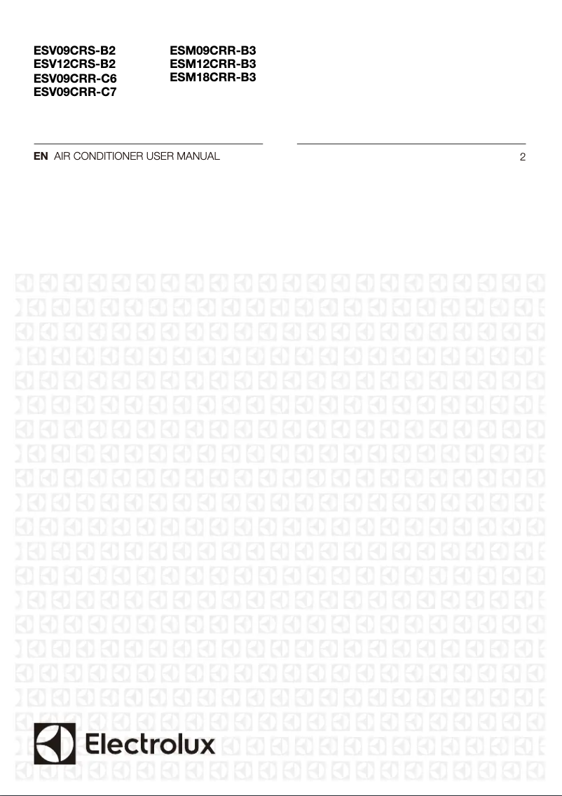 Image de la première page du manuel de l'appareil ESM12CRR-B3