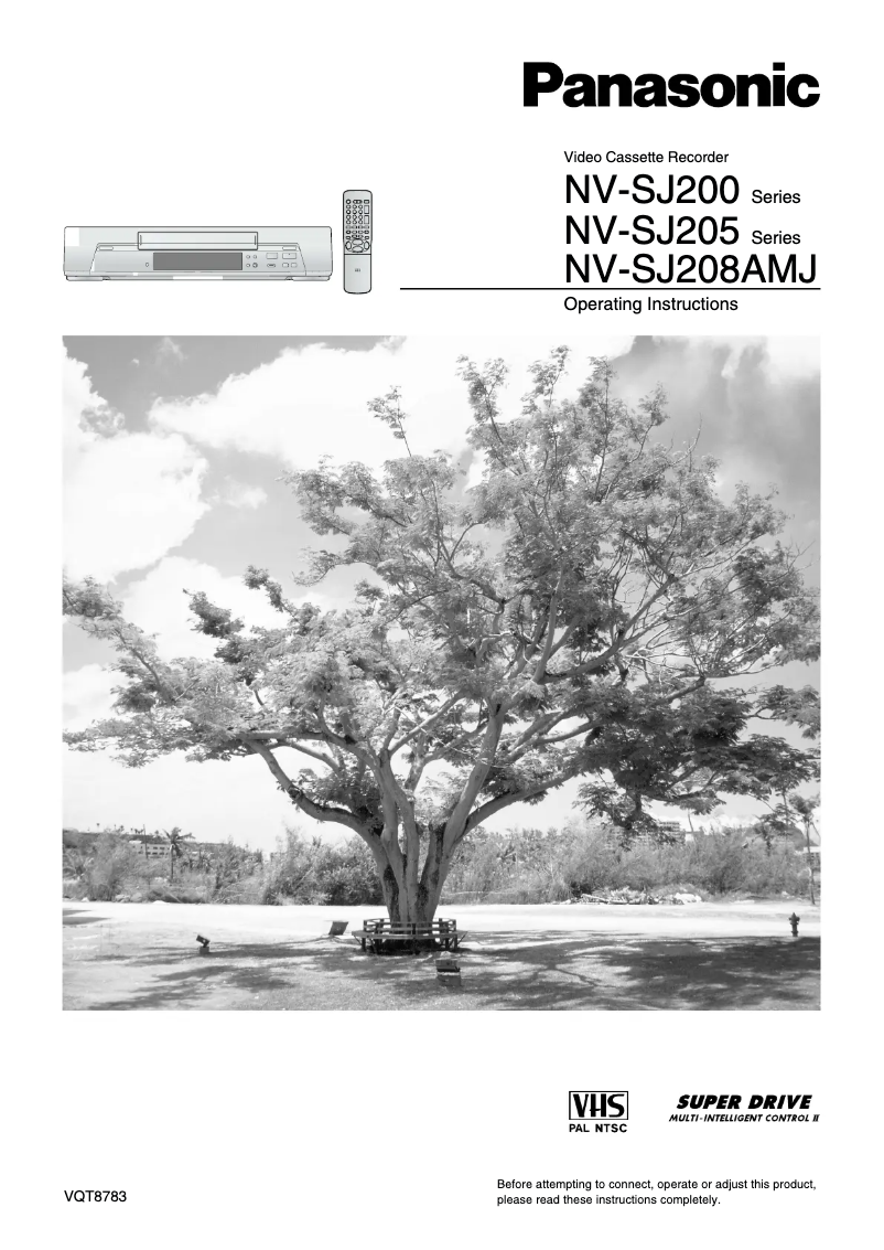 Page n°1 - Manuel utilisateur Panasonic NV-SJ205AM
