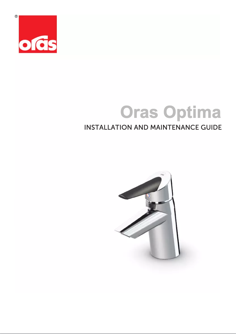 Page n°1 - Manuel utilisateur Oras Optima 2703F