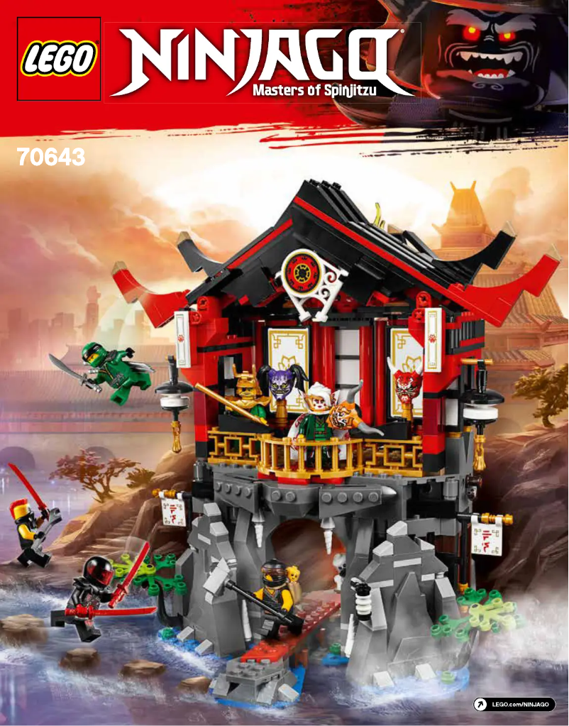 Page n°1 - Consignes visuelles Lego Ninjago 70643