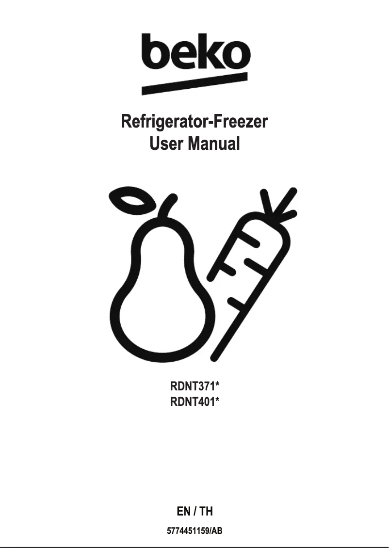 Image de la première page du manuel de l'appareil RDNT401E40VZHFSGB