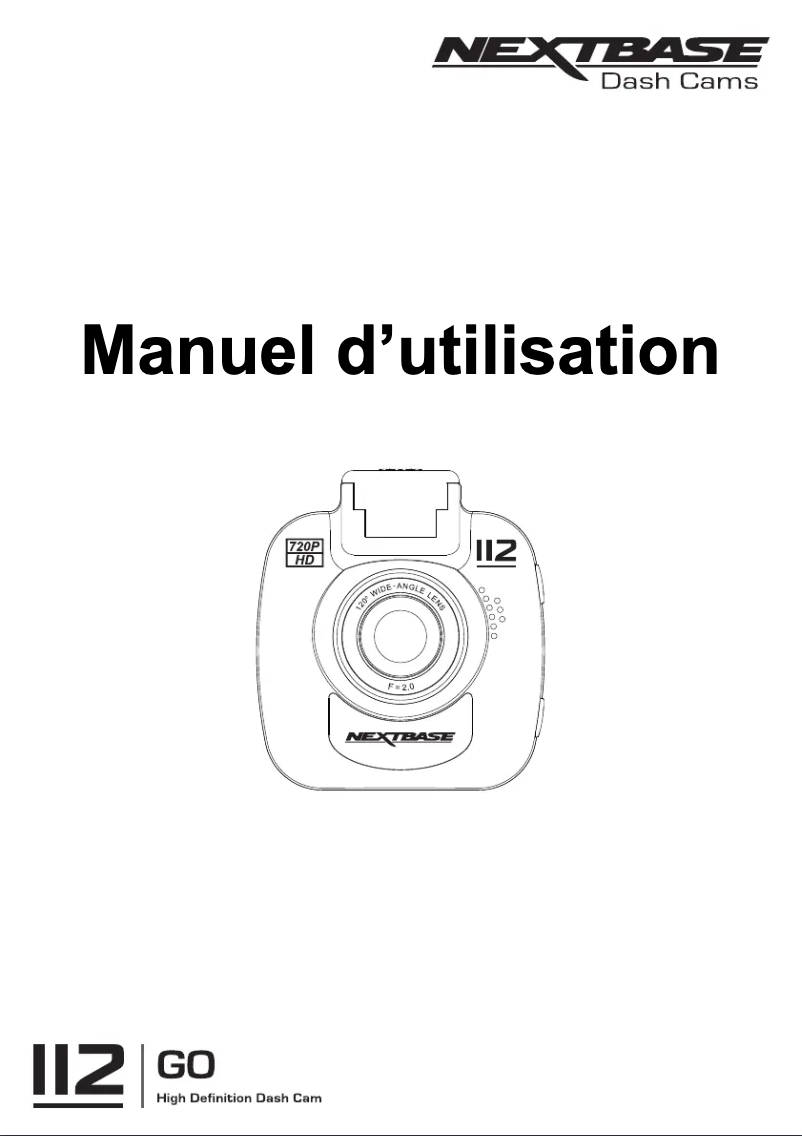 Image de la première page du manuel de l'appareil In-Car Cam 112