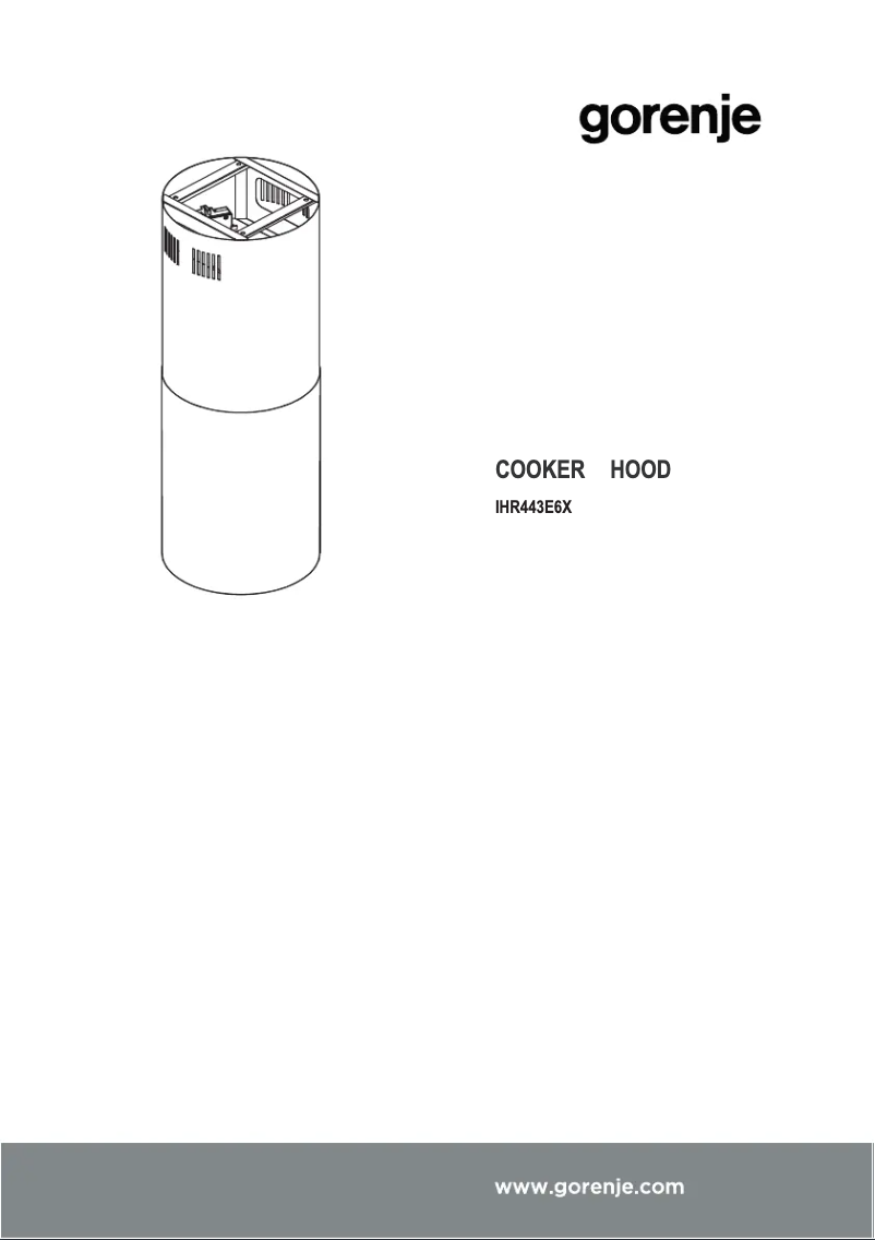 Page n°1 - Manuel utilisateur Gorenje IHR443E6X