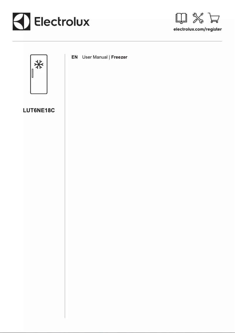 Page n°1 - Manuel utilisateur Electrolux LUT6NE18C