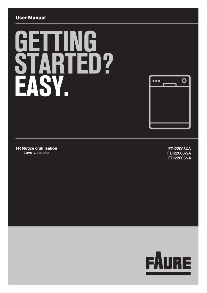 Page 1 de la notice Manuel utilisateur Faure FDI22003NA